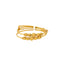 22K Yellow Gold Adjustable Bangle Set of 2 (58.7gm)
