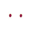 22K Yellow Gold & Ruby Oval Pendant Set (9.3gm)