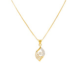 22K Yellow Gold & CZ Fancy Pendant Set (7gm) | 


Indulge in magnificence of fine gold jewelry with this radiant 22k gold pendant necklace and e...