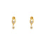 22K Yellow Gold & CZ Fancy Pendant Set (9.2gm)