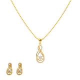22K Yellow Gold & CZ Fancy Pendant Set (13.5gm) | 


Virani Jewelers introduces a captivating this 22k gold pendant necklace and earring set, adorn...