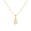 22K Yellow Gold & CZ Fancy Pendant Set (13.5gm)