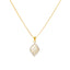 22K Yellow Gold & CZ Fancy Pendant Set (6.3gm)