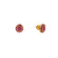 22K Yellow Gold & Ruby Pendant Set (13.2gm)