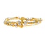22K Multi-Tone Gold Double Layer Beaded Bangle (15.5gm)