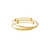 22K Yellow Gold Beaded Kid's Bangle Set of 2 (8.4gm) | 



Virani Jewelers invites you to adorn your little one in the timeless beauty of these 22k gold...