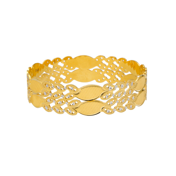 Graceful Fine 22k Gold Bracelet – Andaaz Jewelers