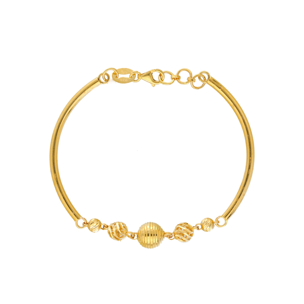 22K Yellow Gold Beaded Bracelet (6.9gm) | 


Indulge in eternal opulence with this gorgeous 22k gold beaded bracelet by Virani Jewelers.   ...