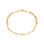 22K Multi-Tone Gold Beaded Bracelet (5.5gm)