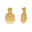 22K Yellow Gold Beaded Filigree Necklace Set (90.1gm)