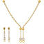 22K Yellow & White Gold Beaded Necklace Set (17.7gm)