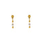 22K Yellow & White Gold Beaded Necklace Set (15gm)