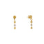 22K Yellow & White Gold Beaded Necklace Set (15gm)