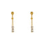 22K Yellow & White Gold Beaded Heart Necklace Set (14.2gm)