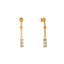 22K Yellow & White Gold Beaded Heart Necklace Set (14.2gm)