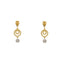 22K Yellow & White Gold Artisan Necklace Set (14gm)