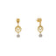 22K Yellow & White Gold Artisan Necklace Set (14gm)