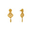 22K Yellow Gold Beaded Filigree Necklace Set (26.4gm)