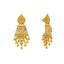 22K Yellow Gold Beaded Filigree Necklace Set (42.2gm)