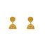 22K Yellow Gold Beaded Filigree Necklace Set (40gm)
