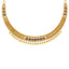 22K Yellow Gold Meenakari Necklace Set (63.4gm)