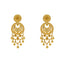 22K Yellow Gold Beaded Filigree Necklace Set (75gm)