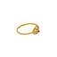 22K Yellow Gold & CZ Ring (1.1gm)