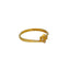 22K Yellow Gold & CZ Ring (1.8gm)