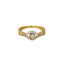 22K Yellow Gold & CZ Ring (2.9gm)
