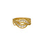 22K Yellow Gold & CZ Ring (2.8gm)