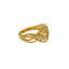 22K Yellow Gold & CZ Ring (2.8gm)