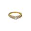 22K Yellow Gold & CZ Ring (3.5gm)