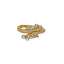 22K Yellow Gold & CZ Ring (2.8gm)