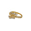 22K Yellow Gold & CZ Ring (2.8gm)