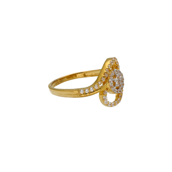 22K Yellow Gold & CZ Ring (3.1gm) | 


Indulge in elegant sparkle of this 22k gold ring adorned with cubic zirconia by Virani Jeweler...