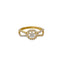 22K Yellow Gold & CZ Ring (1.7gm)