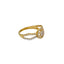 22K Yellow Gold & CZ Ring (1.7gm)