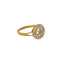 22K Yellow Gold & CZ Ring (2.5gm)