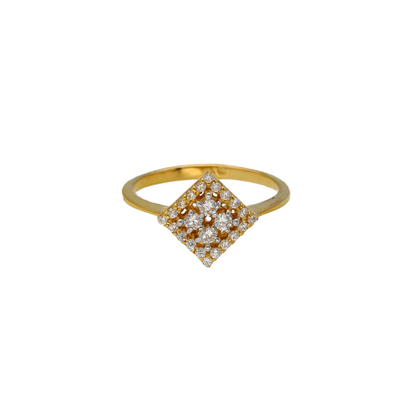 22K Yellow Gold & CZ Ring (2.9gm) | 


Indulge in contemporary allure of this 22k gold ring by with Virani Jewelers, adorned with cub...