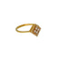 22K Yellow Gold & CZ Ring (2.9gm)