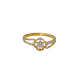 22K Yellow Gold & CZ Ring (2.3gm) | 


Virani Jewelers presents to you a 22k gold ring adorned with cubic zirconia—a masterpiece of m...