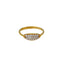 22K Yellow Gold & CZ Ring (2.2gm)