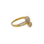 22K Yellow Gold & CZ Ring (2.6gm)