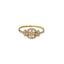 22K Yellow Gold & CZ Ring (2.6gm)
