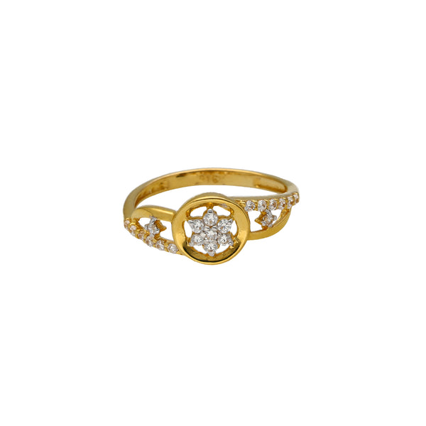 22K Yellow Gold & CZ Ring (2.4gm) | 


Step into a cascade of brilliance with this 22k gold ringby Virani Jewelers, featuring cubic z...