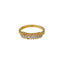 22K Yellow Gold & CZ Ring (3.9gm)