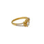 22K Yellow Gold & CZ Ring (2.5gm)