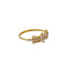 22K Yellow Gold & CZ Ring (2.1gm)