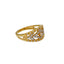 22K Yellow Gold & CZ Ring (5.2gm)