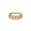 22K Yellow Gold & CZ Ring (2.5gm)